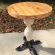 pedestal side table