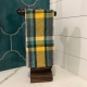 pipe & wood towel holder