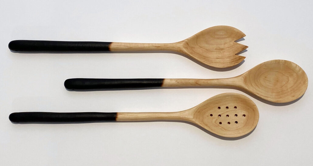 maple utensil set