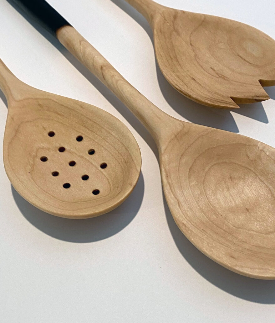 maple utensil set